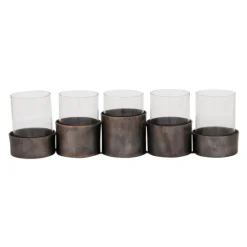 Kirkland's Home Bronze Iron Runner- Candle Holders