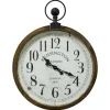 Kirkland's Home Bronze Kensington Station Pocket Wall Clock- Clocks