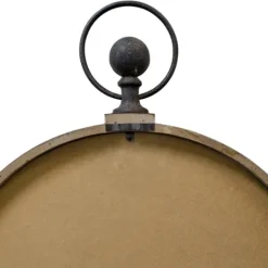 Kirkland's Home Bronze Kensington Station Pocket Wall Clock- Clocks