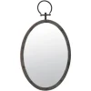 Kirkland's Home Bronze Metal Oval Ring And Rivet Trim Mirror- Decorative Mirrors