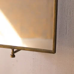 Kirkland's Home Bronze Metal Rectangle Tilting Mirror- Decorative Mirrors