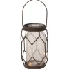 Kirkland's Home Bronze Metal Solar Mason Jar Lantern- Outdoor Lighting