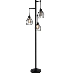 Kirkland's Home Bronze Metal 3-Tier Floor Lamp- Floor Lamps
