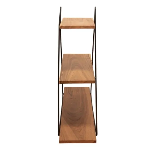 Kirkland's Home Bronze Metal Triangle Frame Wall Shelf- Shelves