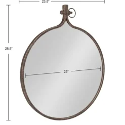 Kirkland's Home Bronze Metal Yitro Wall Mirror- Decorative Mirrors