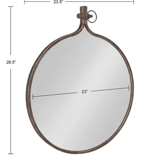 Kirkland's Home Bronze Metal Yitro Wall Mirror- Decorative Mirrors