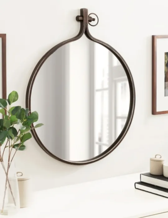 Kirkland's Home Bronze Metal Yitro Wall Mirror- Decorative Mirrors