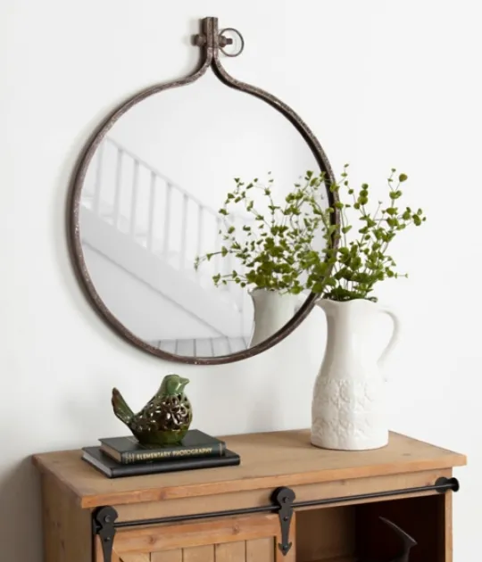 Kirkland's Home Bronze Metal Yitro Wall Mirror- Decorative Mirrors