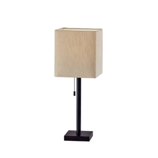 Kirkland's Home Bronze Monochrome Square Table Lamp- Table Lamps