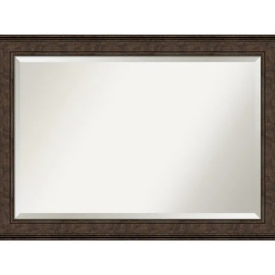 Kirkland's Home Bronze Panel Frame Beveled Mirror- Decorative Mirrors