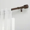 Kirkland's Home Bronze Rhys Cylinder Curtain Rod, 120 In.- Curtain Rods & Hardware