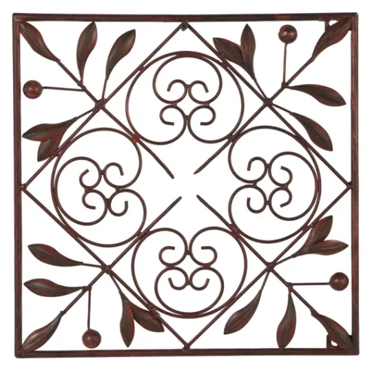 Kirkland's Home Bronze Scrollwork 4-Pc. Panel Wall Art- Wall Plaques