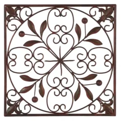 Kirkland's Home Bronze Scrollwork 4-Pc. Panel Wall Art- Wall Plaques