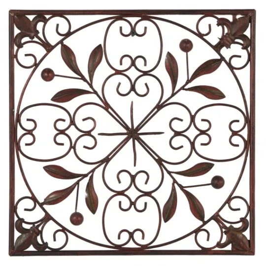 Kirkland's Home Bronze Scrollwork 4-Pc. Panel Wall Art- Wall Plaques
