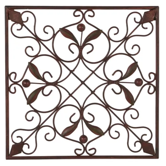 Kirkland's Home Bronze Scrollwork 4-Pc. Panel Wall Art- Wall Plaques