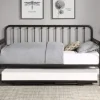Kirkland's Home Bronze Spindleback Metal Trundle Day Bed- Beds & Headboards
