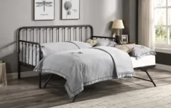 Kirkland's Home Bronze Spindleback Metal Trundle Day Bed- Beds & Headboards