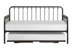 Kirkland's Home Bronze Spindleback Metal Trundle Day Bed- Beds & Headboards