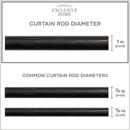 Kirkland's Home Bronze Stacked Cylinder Curtain Rod, 72 In.- Curtain Rods & Hardware