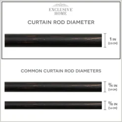 Kirkland's Home Bronze Stacked Cylinder Curtain Rod, 120 In.- Curtain Rods & Hardware