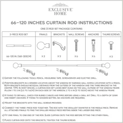 Kirkland's Home Bronze Stacked Cylinder Curtain Rod, 120 In.- Curtain Rods & Hardware