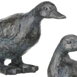 Kirkland's Home Bronze Textured Duckling Statues, Set Of 3- Statues & Figurines
