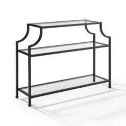Kirkland's Home Bronze 3-Tier Ashlee Console Table- Console Tables