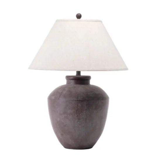 Kirkland's Home Bronze Urn Resin Table Lamp- Table Lamps