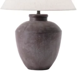 Kirkland's Home Bronze Urn Resin Table Lamp- Table Lamps