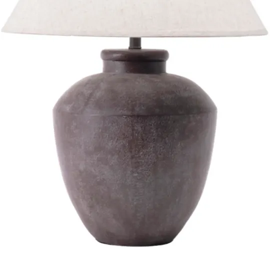 Kirkland's Home Bronze Urn Resin Table Lamp- Table Lamps