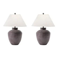 Kirkland's Home Bronze Urn Resin Table Lamp- Table Lamps