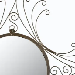 Kirkland's Home Bronze Victorian Curved Frame Mirror- Decorative Mirrors