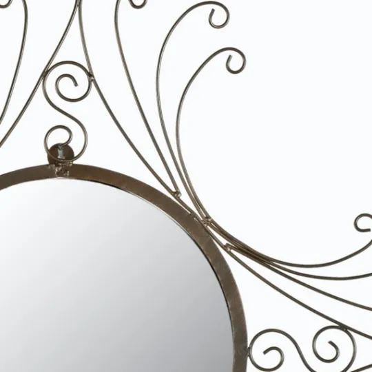 Kirkland's Home Bronze Victorian Curved Frame Mirror- Decorative Mirrors