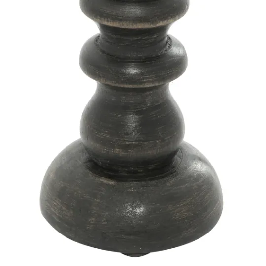 Kirkland's Home Bronze Wood Column Candle Holders, Set Of 3- Candle Holders