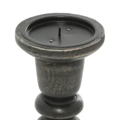 Kirkland's Home Bronze Wood Column Candle Holders, Set Of 3- Candle Holders
