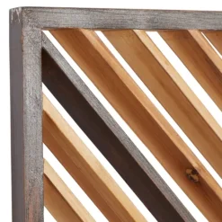 Kirkland's Home Bronze Wood Geometric Wall Plaques, Set Of 3- Wall Plaques