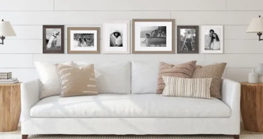 Kirkland's Home Brown And Gray 6-Pc. Gallery Wall Frame Set- Gallery Wall Frames