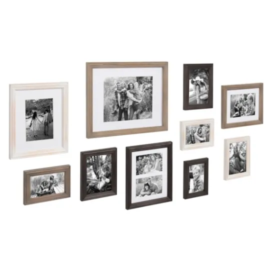 Kirkland's Home Brown And Gray 10-Pc. Gallery Wall Frame Set- Gallery Wall Frames