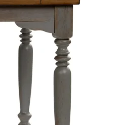 Kirkland's Home Brown And Gray Traditional Wood Dining Table- Dining Tables