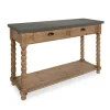 Kirkland's Home Brown And Gray Wood 2-Drawer Console Table- Console Tables