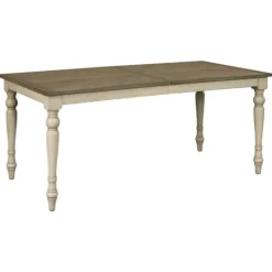 Kirkland's Home Brown And Ivory Martha Stewart Dining Table- Dining Tables
