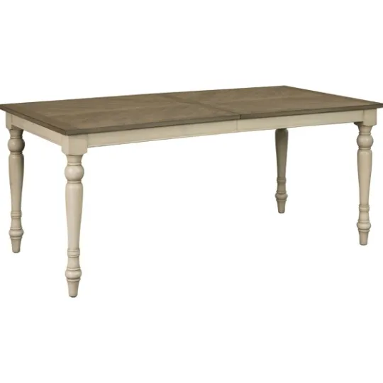 Kirkland's Home Brown And Ivory Martha Stewart Dining Table- Dining Tables