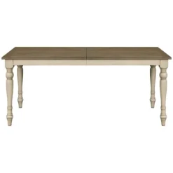 Kirkland's Home Brown And Ivory Martha Stewart Dining Table- Dining Tables