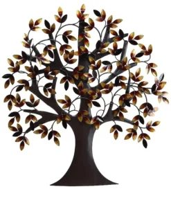 Kirkland's Home Brown Autumn Tree Metal Wall Plaque- Wall Plaques