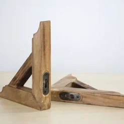 Kirkland's Home Brown Corbel Shelf Brackets, Set Of 2- Shelves