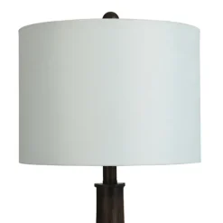 Kirkland's Home Brown Curved Wood Table Lamp- Table Lamps