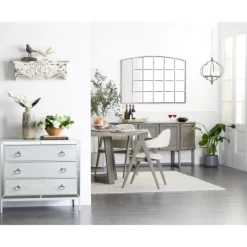 Kirkland's Home Brown Distressed Carved Wood Wall Shelf- Shelves