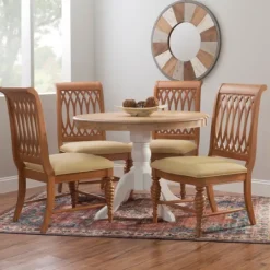 Kirkland's Home Brown Hollywood Regency Dining Chairs, Set Of 2- Dining Chairs