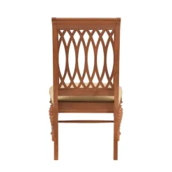 Kirkland's Home Brown Hollywood Regency Dining Chairs, Set Of 2- Dining Chairs