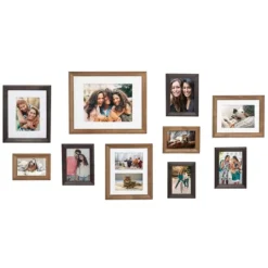 Kirkland's Home Brown Hues 10-Pc. Gallery Wall Picture Frame Set- Gallery Wall Frames